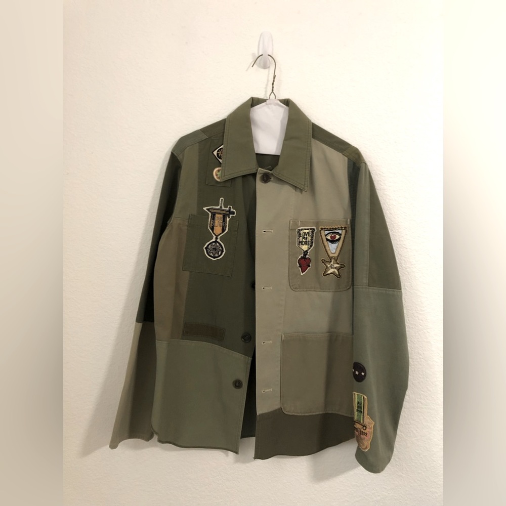 Valentino Embroidered Army Style Jacket